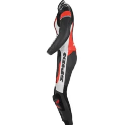 Tuta Donna Divisa In Pelle Spidi Laser Touring Lady Nero Rosso