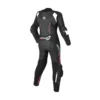 Tuta Intera Donna In Pelle Macna Blitz 1pc Nero Rosa