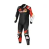 Tuta Intera In Pelle Macna Blitz 1pc Nero Giallo