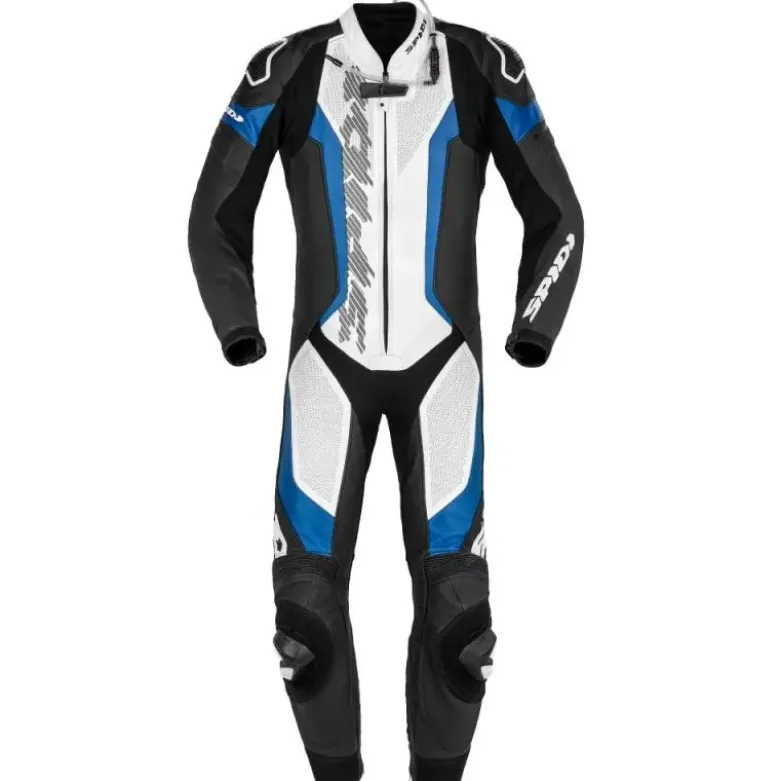 Tuta Intera In Pelle Spidi Laser Pro Perforated Nero Blu