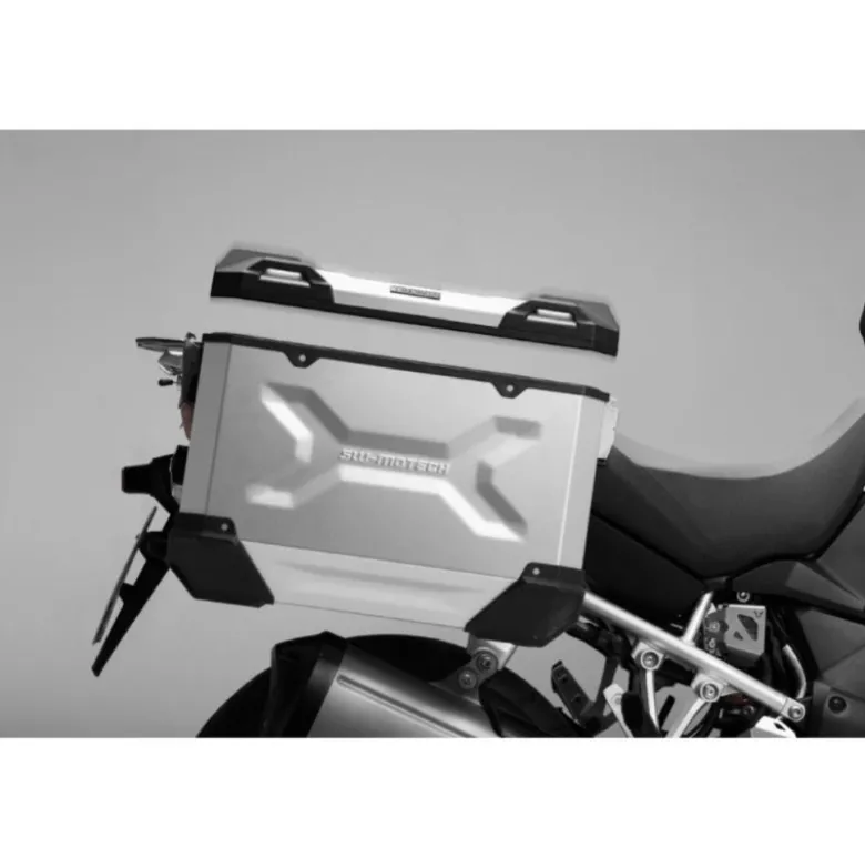 Valigia Laterale Destra Sw-Motech TRAX ADV L 45 Litri Alluminio