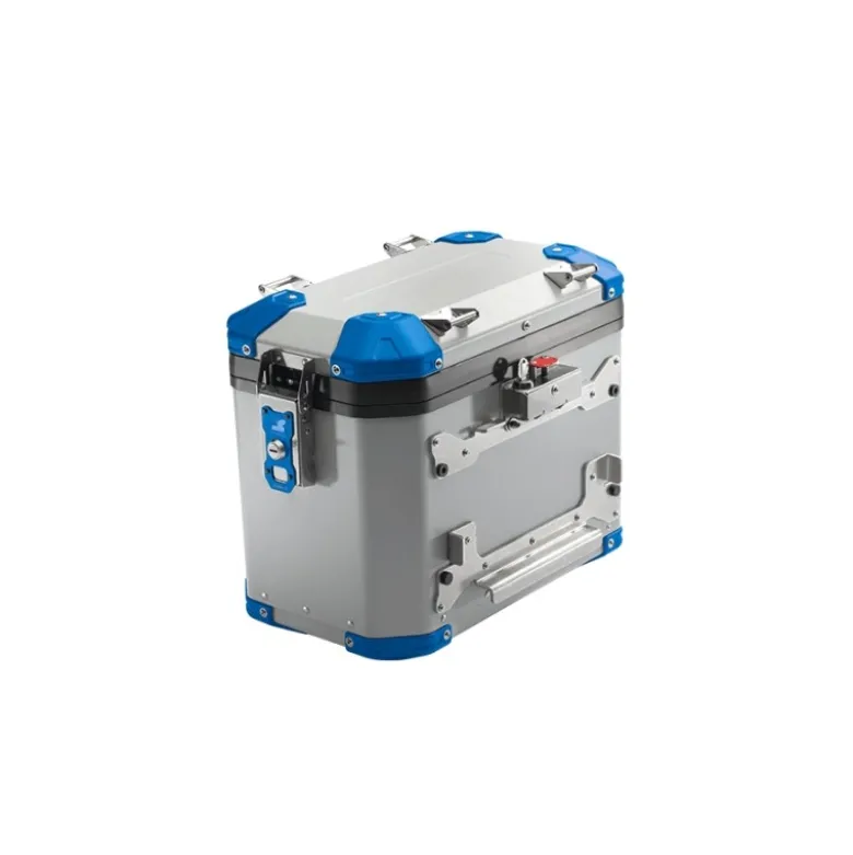 Valigia Laterale MyTech Model-x 48 Litri Grigio Angolari Blu