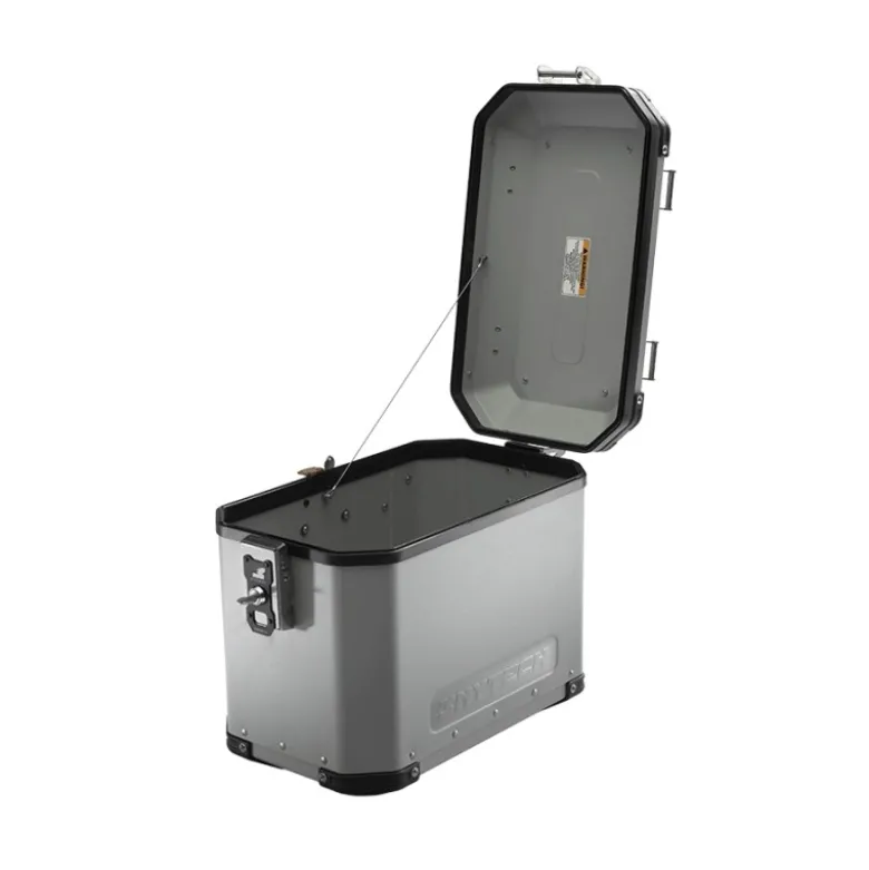 Valigia Laterale MyTech Model-x 39 Litri Grigio Angolari Neri