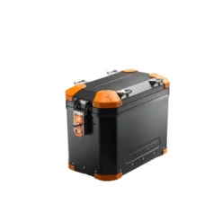 Valigia Laterale MyTech Model-x 39 Litri Nero Angolari Arancioni