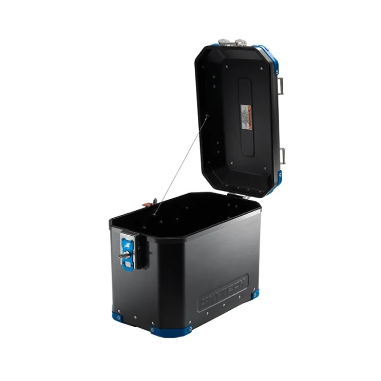 Valigia Laterale MyTech Model-x 48 Litri Nero Angolari Blu