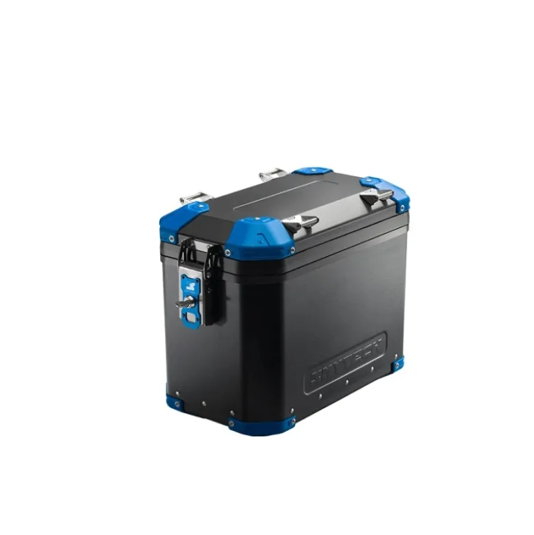 Valigia Laterale MyTech Model-x 39 Litri Nero Angolari Blu
