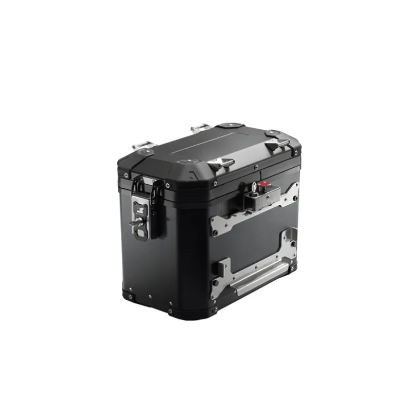 Valigia Laterale MyTech Model-x 48 Litri Nero Angolari Neri