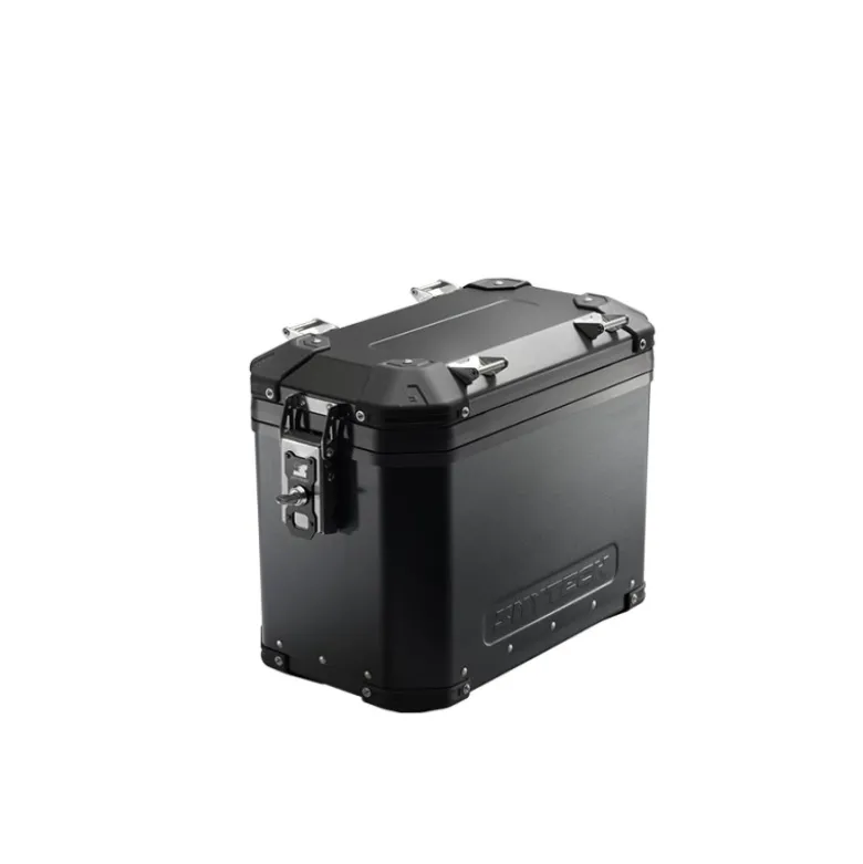 Valigia Laterale MyTech Model-x 48 Litri Nero Angolari Neri