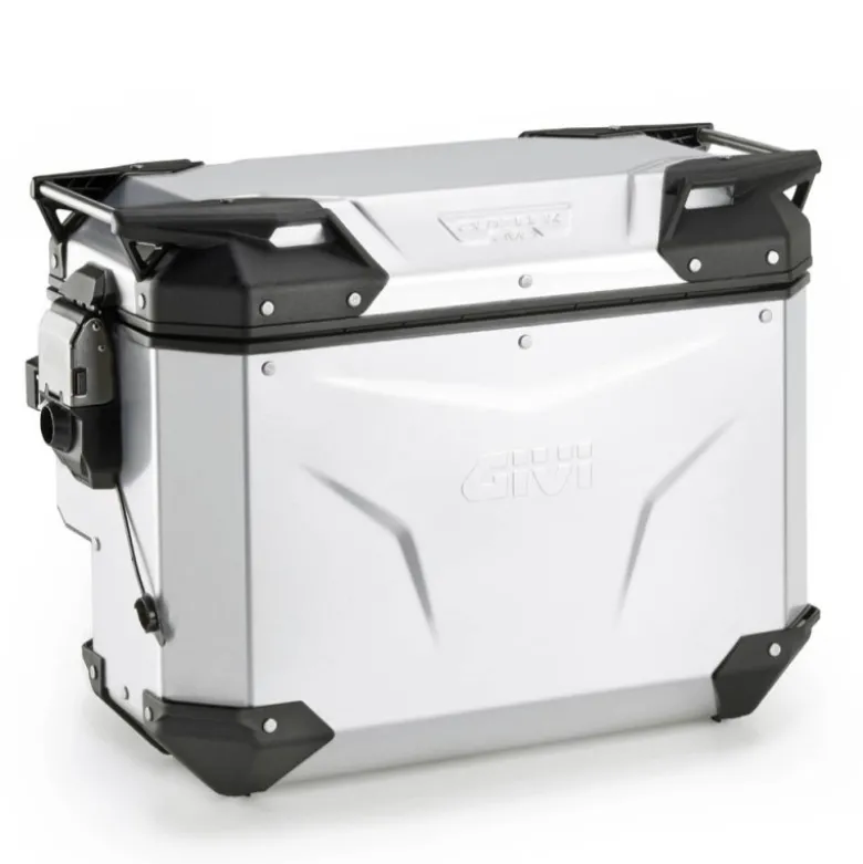 Valigia Laterale Scantonata Destra Givi Trekker Outback Evo Smart 40 Litri Monokey Cam-Side Alluminio Anodizzato