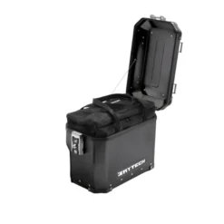 Valigia Laterale Scaricata MyTech Model-X GSA 41 Litri Alluminio Nero Per Telaio Originale BMW