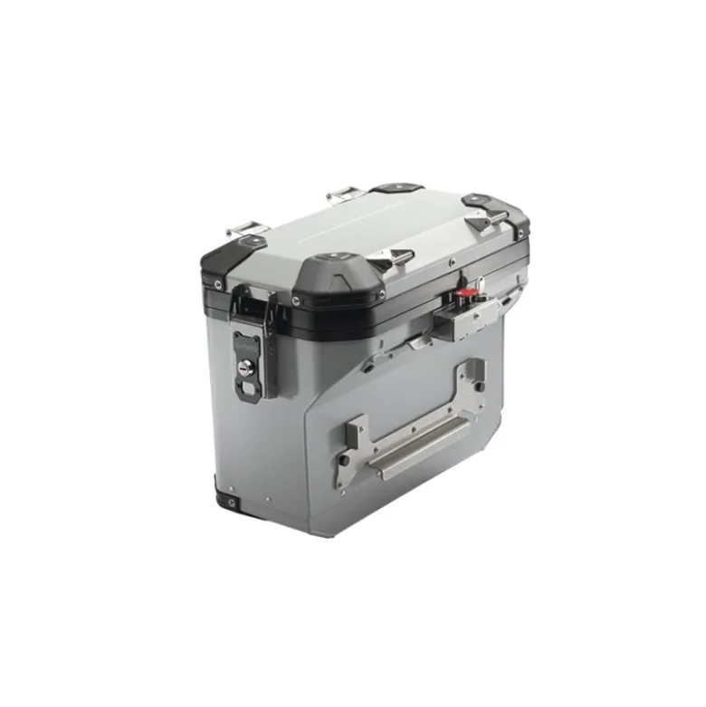 Valigia Laterale Scaricata MyTech Model-x 32 Litri Grigio Angolari Neri
