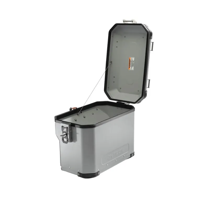 Valigia Laterale Scaricata MyTech Model-x 32 Litri Grigio Angolari Neri