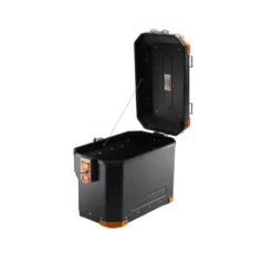 Valigia Laterale Scaricata MyTech Model-x 41 Litri Nero Angolari Arancioni