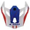 Visiera Spoiler Estensibile Ls2 Per Casco X-force MX703 Bianco Rosso Blu