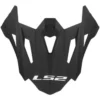 Visiera Spoiler Integrato Ls2 Per Casco X-force MX703 Nero Lucido