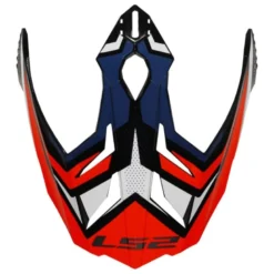 Visiera Spoiler Ls2 Explorer MX701 Blue White Red