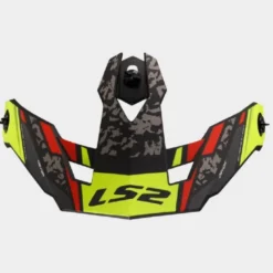 Visiera Spoiler Ls2 Per Casco Drifter OF606 Nero Giallo