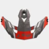 Visiera Spoiler Ls2 Per Casco Drifter OF606 Silver Titanio Rosso