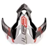 Visiera Spoiler Ls2 Per Casco Explorer MX701 Nero Arancione Fluo