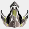 Visiera Spoiler Ls2 Per Casco Explorer MX701 Nero Giallo