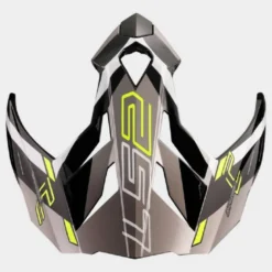 Visiera Spoiler Ls2 Per Casco Explorer MX701 Nero Giallo