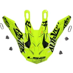 Visiera Spoiler Ls2 Per Casco Fast II MX702 Giallo