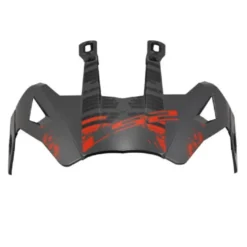 Visiera Spoiler Ls2 Per Casco Pioneer MX702 Nero Rosso Opaco