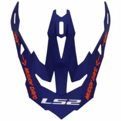 Visiera Spoiler Ls2 Subverter Evo MX700 Blue Fluo Orange