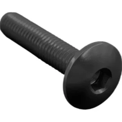 Vite Testa Bombata Erg. Cl 002 M8 L. 30 Testa D16 Ergal (7075 T6) Nero Lucido 002M8030NER Lightech