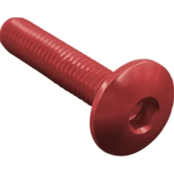 Vite Testa Bombata Erg. Cl 002 M8 L. 30 Testa D16 Ergal (7075 T6) Rosso 002M8030ROS Lightech