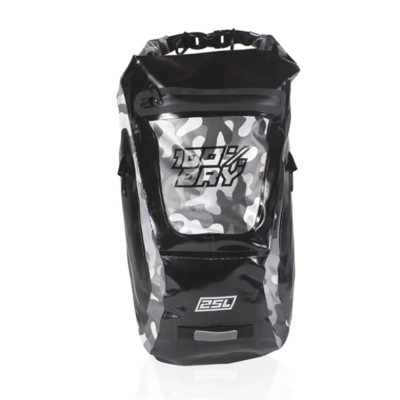 Zaino Fusion Camo Nero Argento Chaft 25 Litri